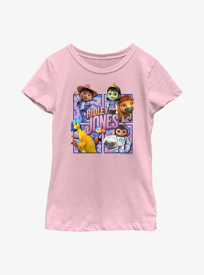 Ridley Jones Boxes Youth Girls T-Shirt