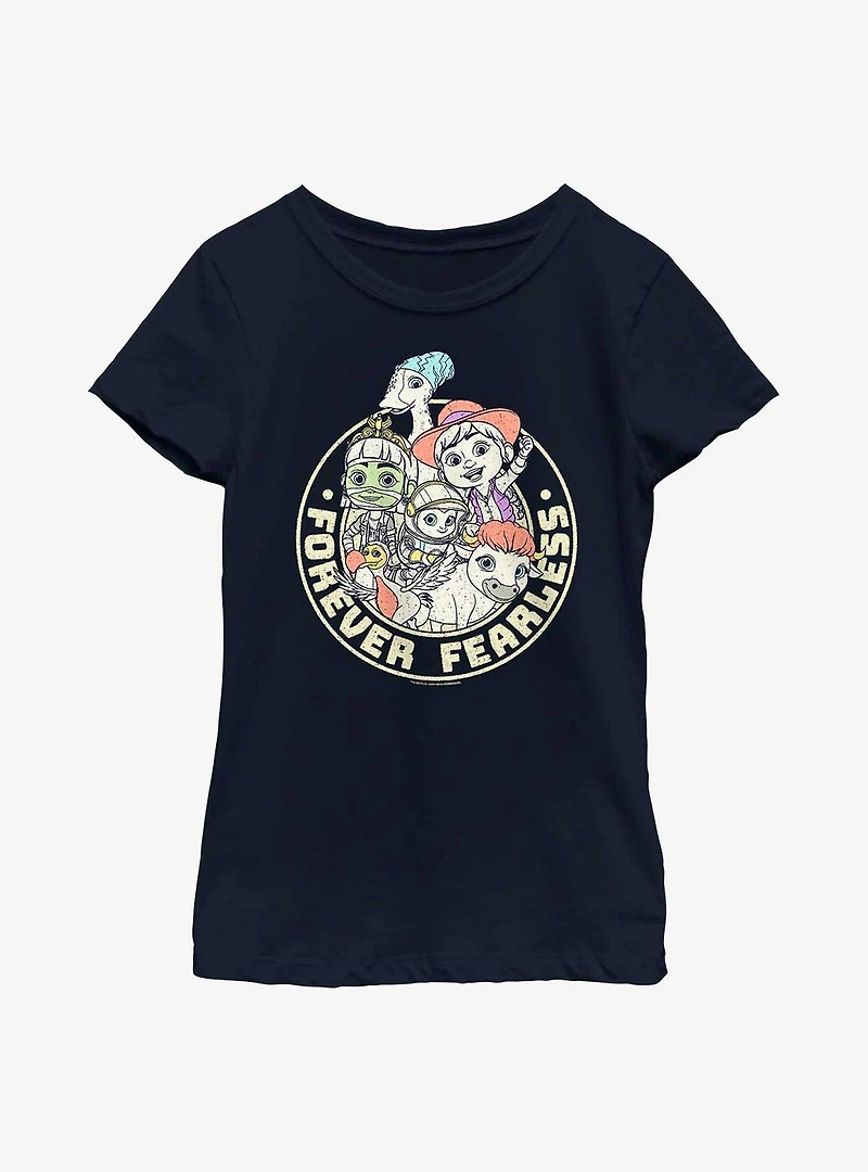 Ridley Jones Forever Fearless Stamp Youth Girls T-Shirt