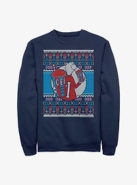 Icee Vintage Fair Isle Pattern Sweatshirt