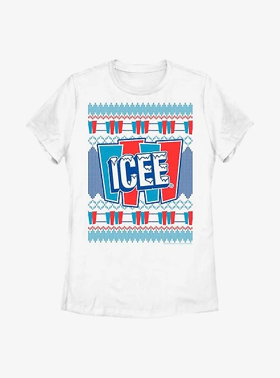 Icee Fair Isle Pattern Womens T-Shirt