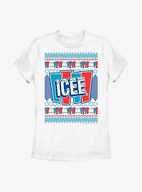 Icee Fair Isle Pattern Womens T-Shirt