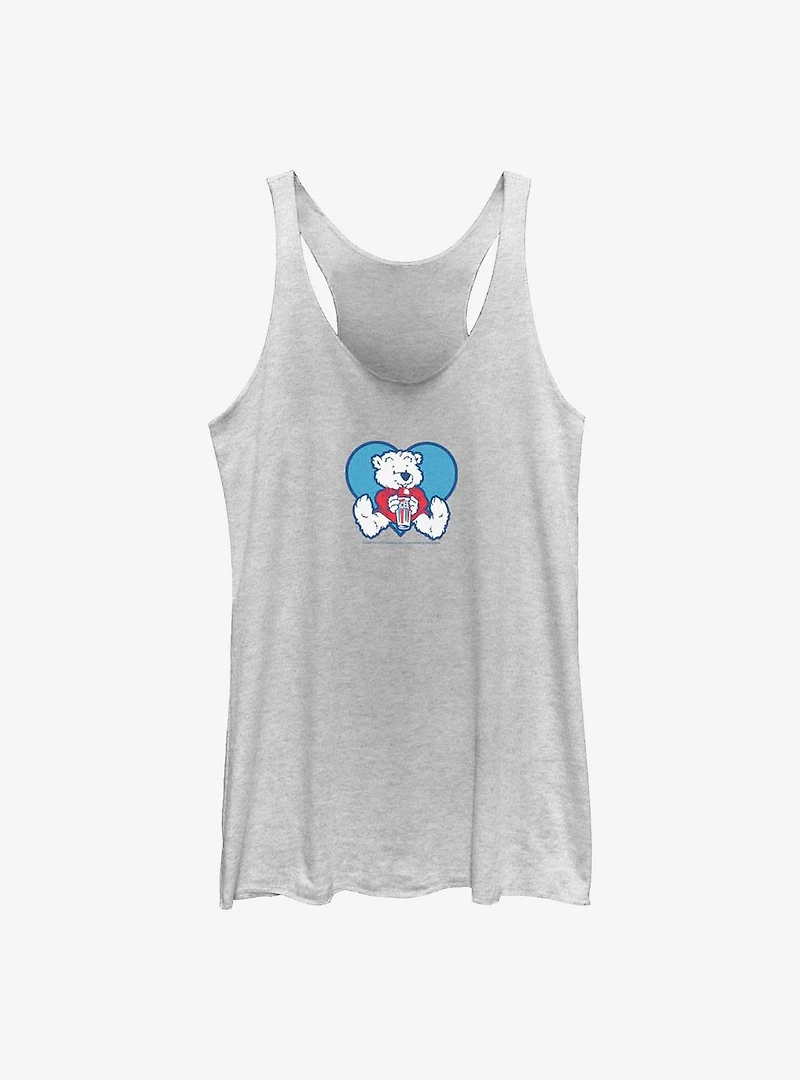Icee Polar Bear Cub Drinking Womens Tank Top