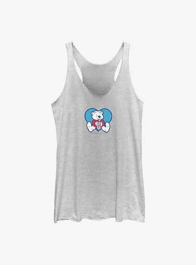 Icee Polar Bear Cub Drinking Womens Tank Top