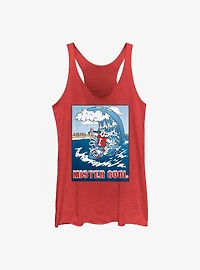 Icee Surfing Bear Womens Tank Top