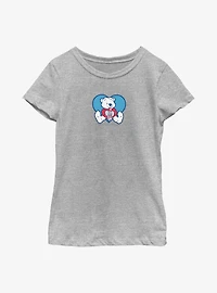 Icee Polar Bear Cub Drinking Youth Girls T-Shirt