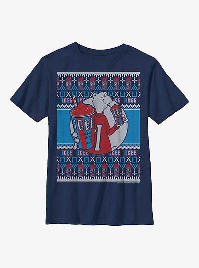 Icee Vintage Fair Isle Pattern Youth T-Shirt