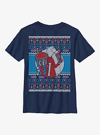 Icee Vintage Fair Isle Pattern Youth T-Shirt