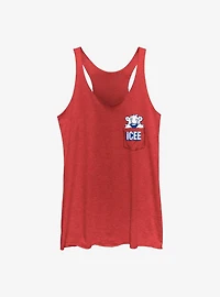 Icee  Peeking Pocket - Red Htr