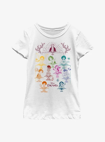 Disney Encanto Family Tree Youth Girls T-Shirt