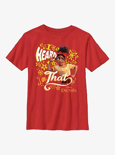 Disney Encanto Dolores Heard That Youth T-Shirt