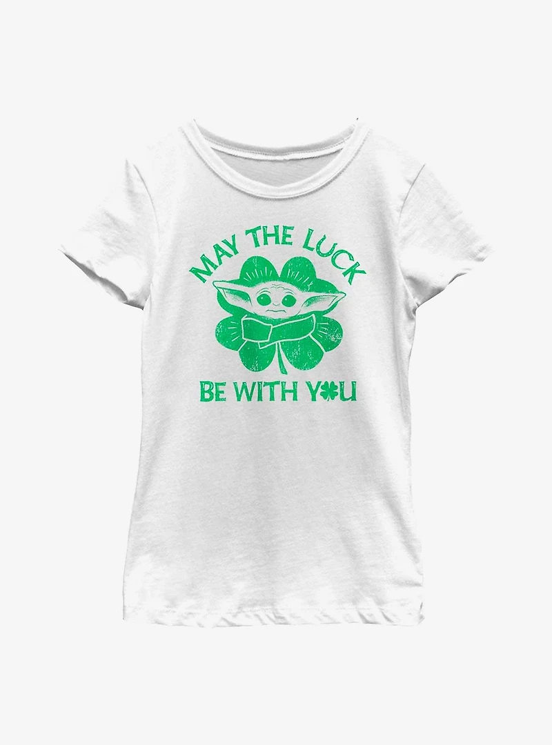 Star Wars The Mandalorian Strong Luck Youth Girls T-Shirt