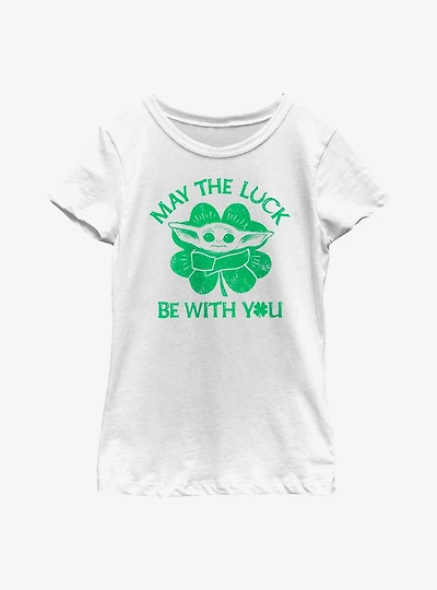 Star Wars The Mandalorian Strong Luck Youth Girls T-Shirt