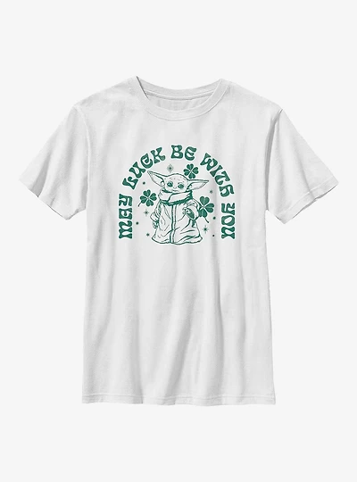 Star Wars The Mandalorian Child Luck Youth T-Shirt