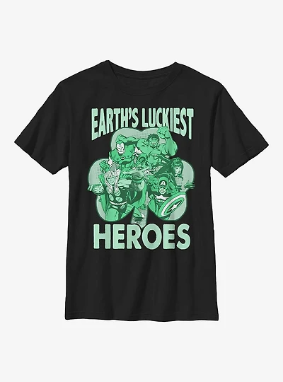 Marvel Luck Of The Hero Youth T-Shirt