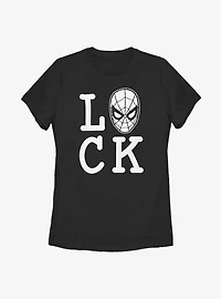Marvel Spider-Man Spider Luck Womens T-Shirt