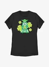 Star Wars The Mandalorian Ahsoka Yoda Womens T-Shirt