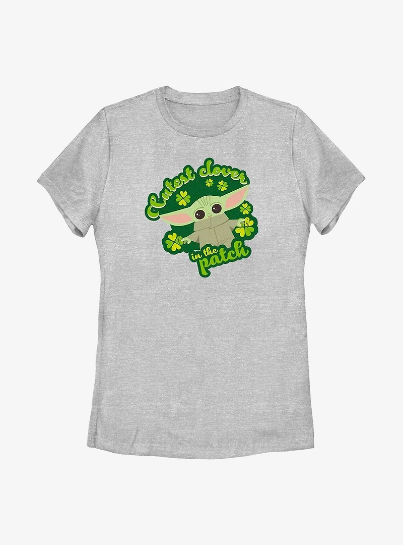 Star Wars The Mandalorian Cutest Clover Womens T-Shirt