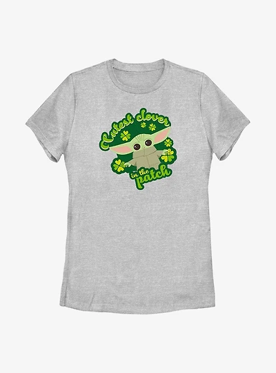 Star Wars The Mandalorian Cutest Clover Womens T-Shirt