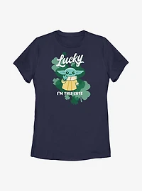 Star Wars The Mandalorian Lucky Cute Womens T-Shirt