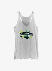 Star Wars The Mandalorian Yoda Trouble Womens Tank Top