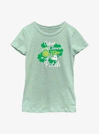 Star Wars The Mandalorian Clover Snack Youth Girls T-Shirt