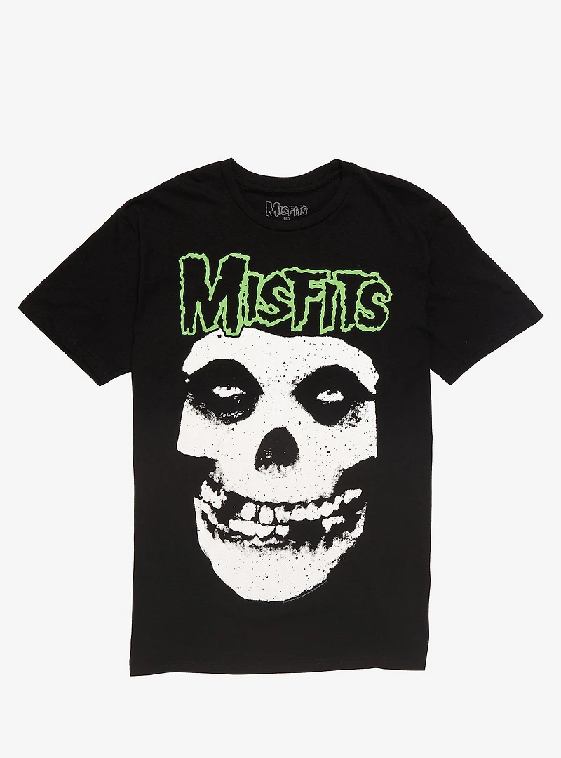 Misfits Green Fiend Skull T-Shirt