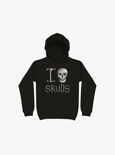 I Love Skulls Hoodie