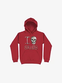 I Love Skulls Hoodie