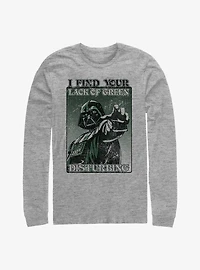 Star Wars Darth Vader Mean Green Long-Sleeve T-Shirt