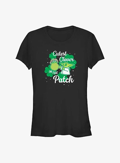 Star Wars The Mandalorian Child Clover Snack Girls T-Shirt