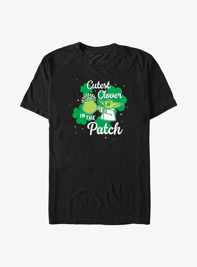 Star Wars The Mandalorian Child Clover Snack T-Shirt