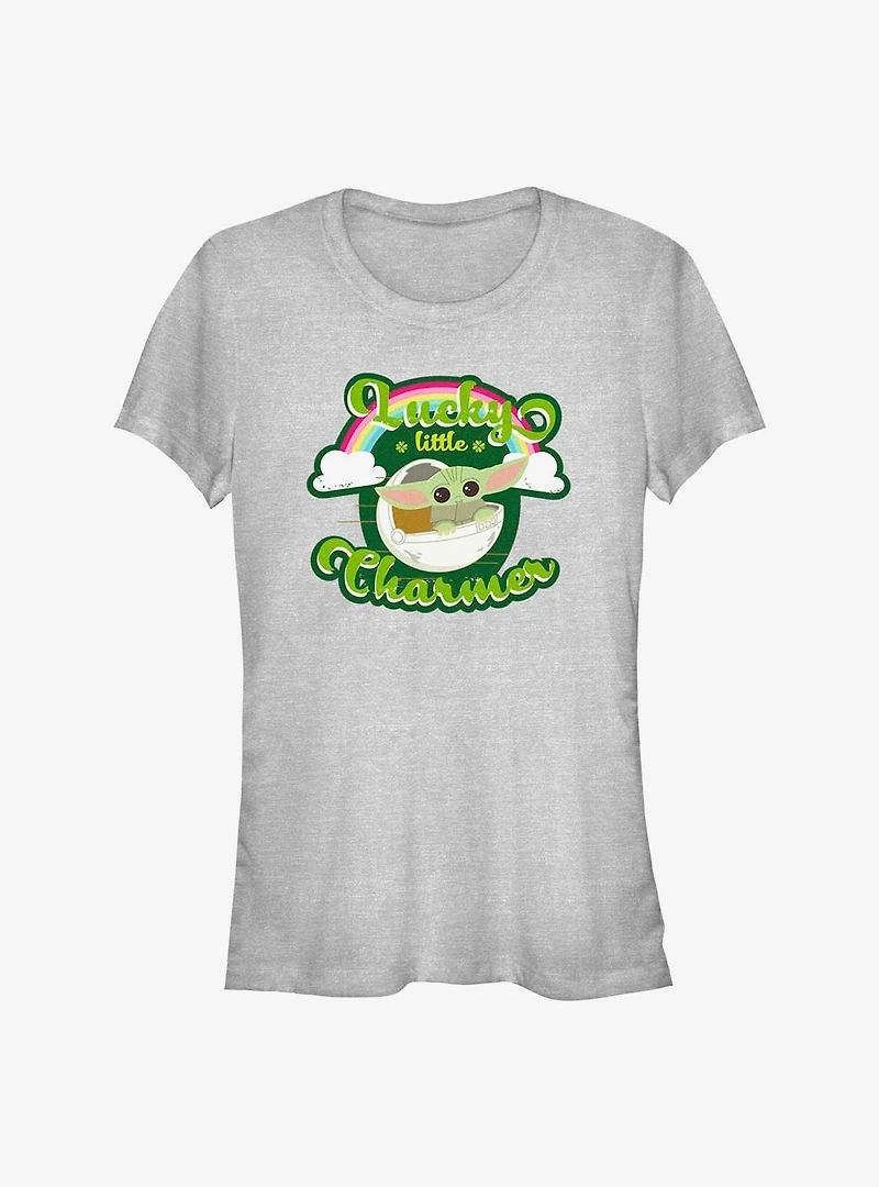 Star Wars The Mandalorian Charmer Rainbow Girls T-Shirt
