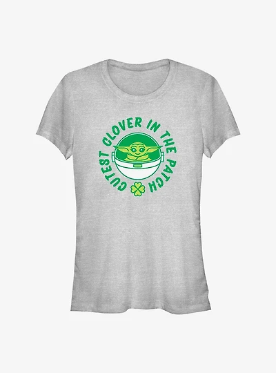 Star Wars The Mandalorian Clover Patch Girls T-Shirt