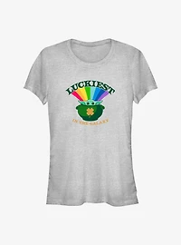 Star Wars The Mandalorian Child Pot Girls T-Shirt