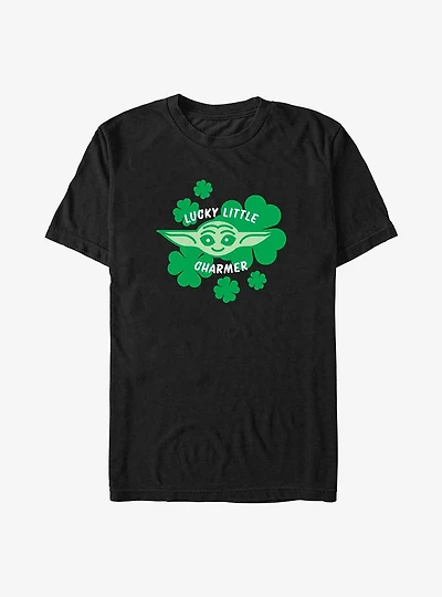 Star Wars The Mandalorian Child Lucky Charmer Clovers T-Shirt