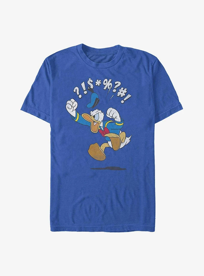 Disney Donald Duck Angry Jump Extra Soft T-Shirt