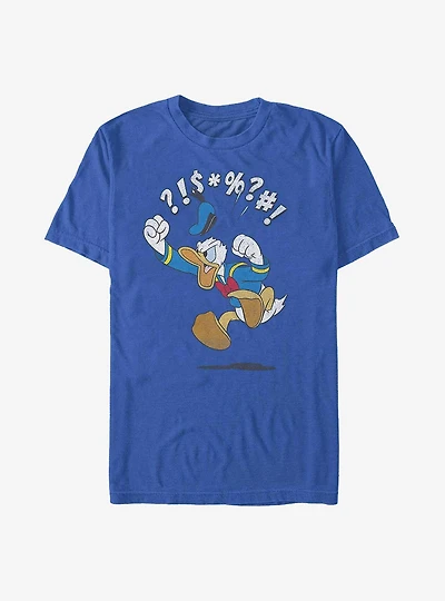 Disney Donald Duck Angry Jump Extra Soft T-Shirt