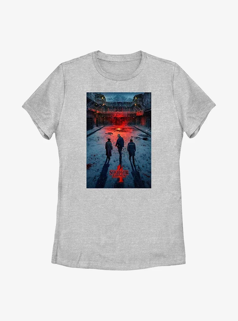 Stranger Things Russia Poster Womens T-Shirt