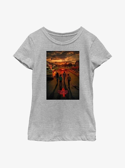 Stranger Things California Poster Youth Girls T-Shirt