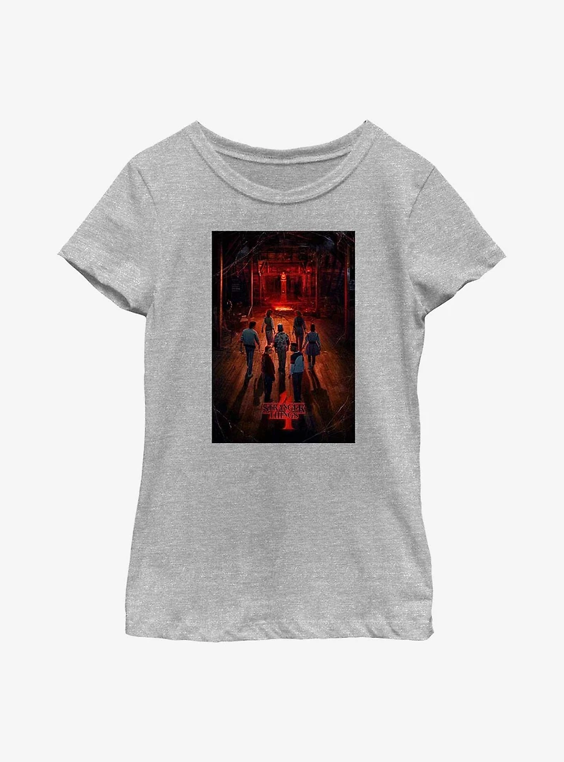 Stranger Things Creel Poster Youth Girls T-Shirt