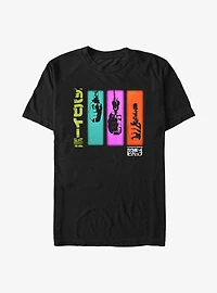 Cowboy Bebop Colorful Gun Sequence T-Shirt