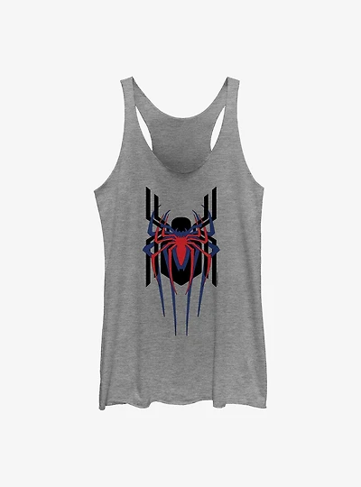 Marvel Spider-Man Triple Emblem Stacked Womens Tank Top