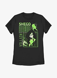 Disney Kim Possible Shego Villain Womens T-Shirt