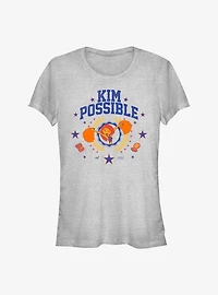 Disney Kim Possible Kp Collegiate Girl's T-Shirt