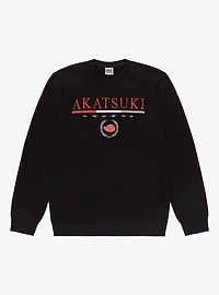 Naruto Shippuden Akatsuki Cloud Crest Crewneck - BoxLunch Exclusive
