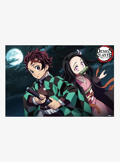 Demon Slayer: Kimetsu No Yaiba Tanjiro & Nezuko Poster