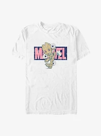 Marvel Guardians Of The Galaxy Floral Groot T-Shirt