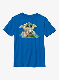 Star Wars The Mandalorian Child Easter Eggs Youth T-Shirt