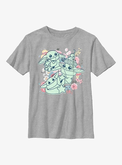 Star Wars The Mandalorian Spring Chibi Child Youth T-Shirt