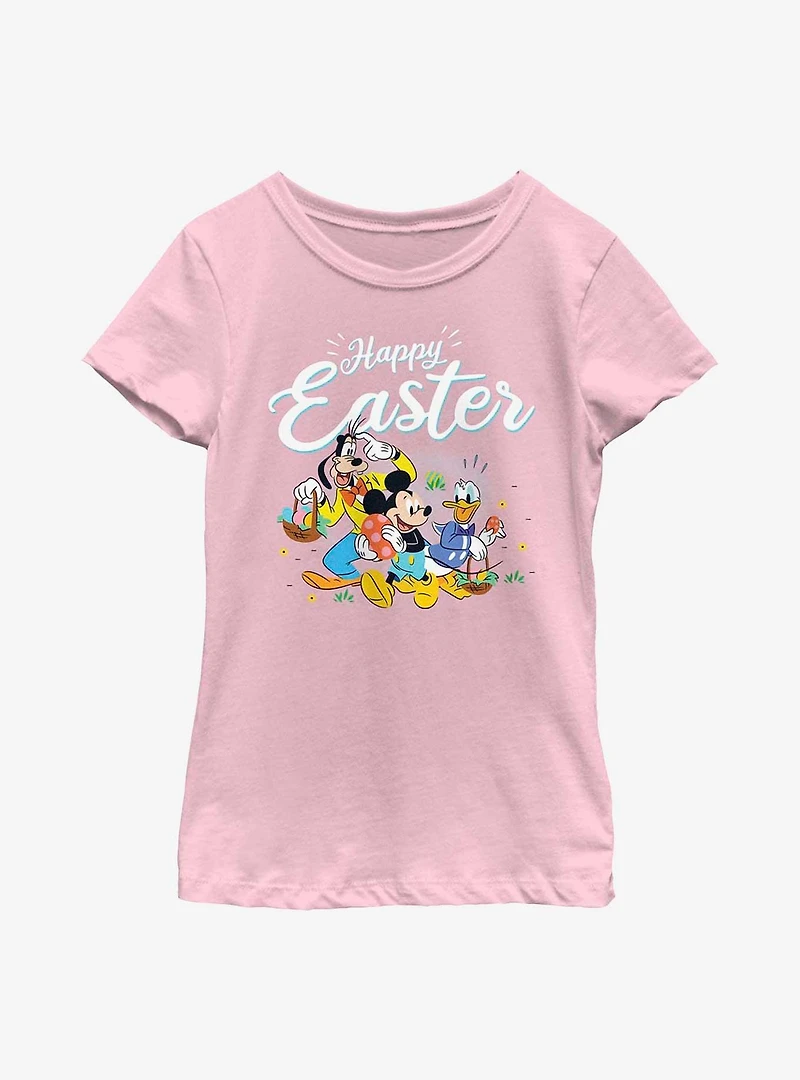 Disney Mickey Mouse And Friends Happy Easter Youth Girls T-Shirt
